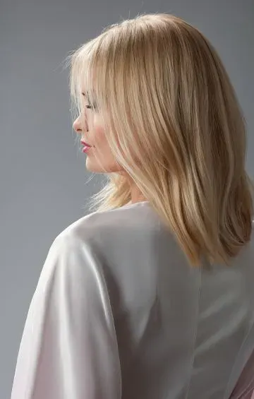 Echthaarperücke Beverly Rückansicht