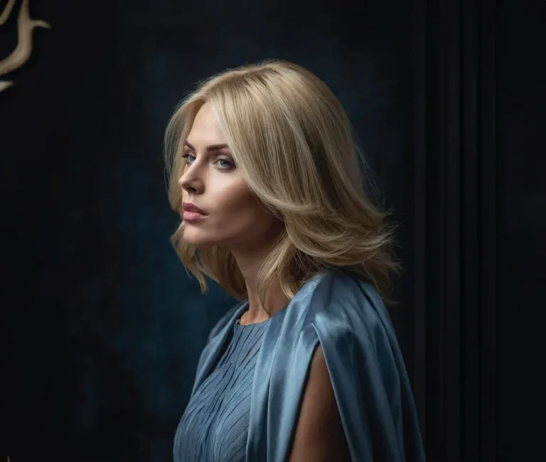 Echthaarperücke Gabrielle seitlich